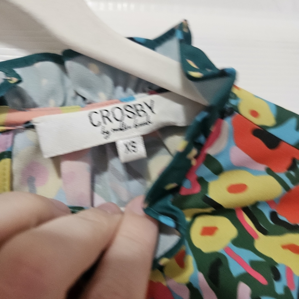 Crosby By Mollie Burch Blouse XS - Picture 3 of 5